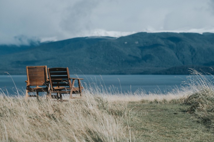 Chairs looking out to the coast